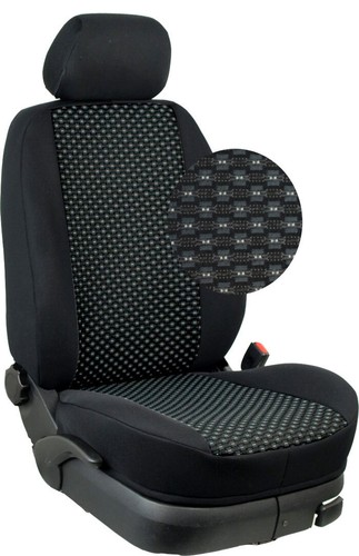 Sitzbezüge Schonbezüge SET AE Für VW Crafter Stoff Schwarz