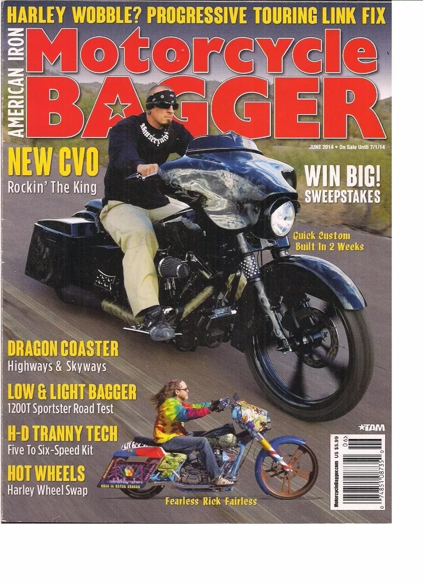 Motorcycle Bagger June 2014 Electra Glide Road King Heritage