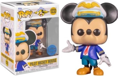 FUNKO POP! - PILOT MICKEY MOUSE 1232   Disney   Special Edition + free protector