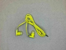 Earphone For Mobile Phones 3.5 mm Yellow New 1 Pack