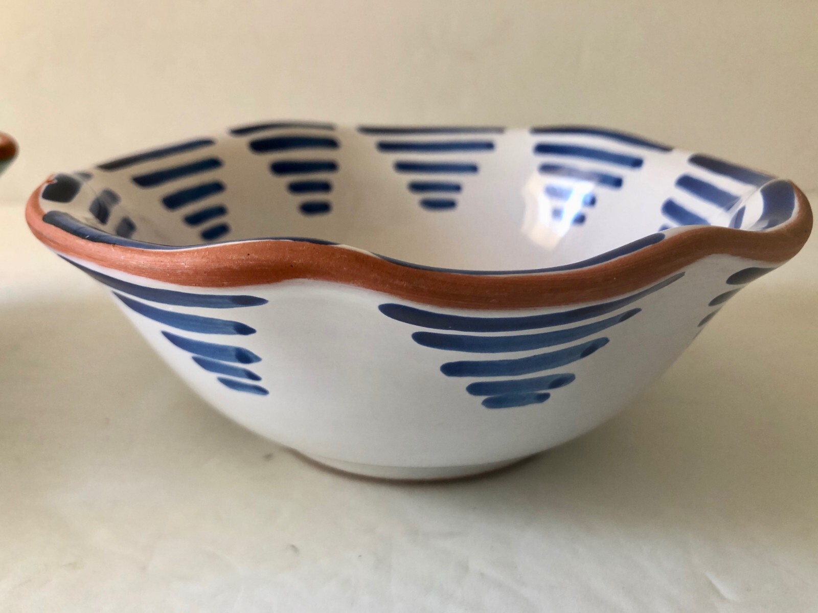Vintage The Essex Collection Bowls Made In Portugal Hand Painted eBay