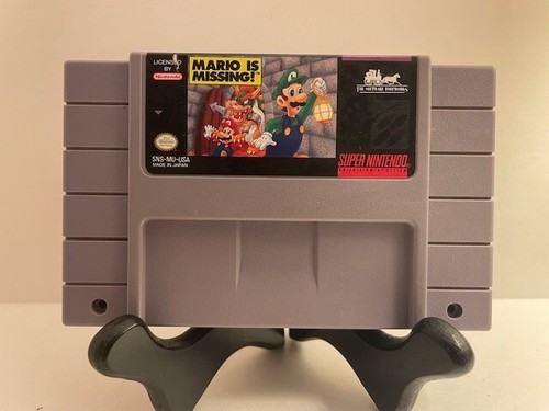 Mario is Missing! (Super Nintendo, SNES) Cleaned Tested Working