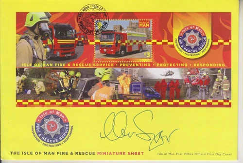 ALAN SUGAR SIGNED ISLE OF MAN FDC