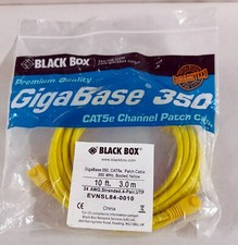 Black Box GigaBase 350, CAT5e - Patch Cable - 10 ft - Yellow