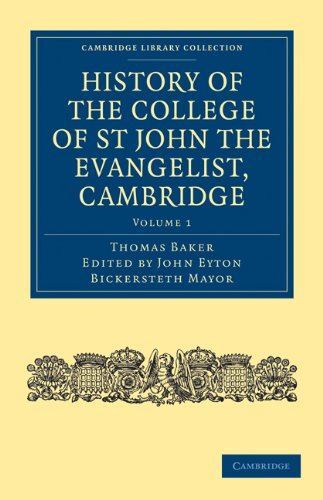 History of the College of St John the Evangelist, Cambridge 2