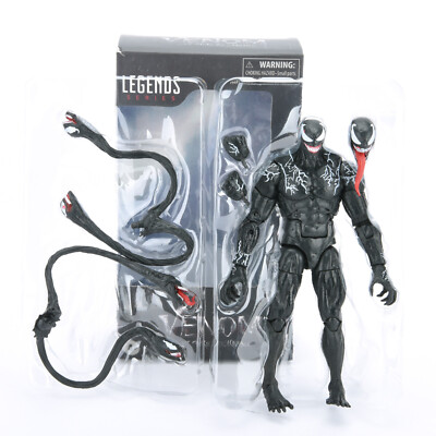 Legends Series Marvel Venom w/Exchangeable Heads Hands 7'' Action Figure Toy OPEN