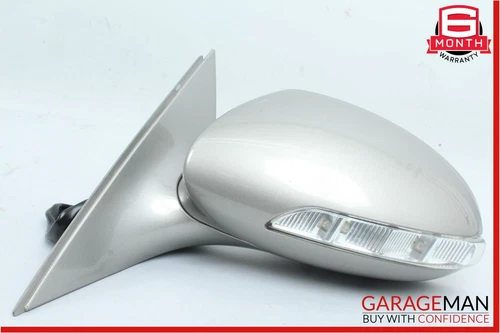 07-09 Mercedes W221 S550 Front Left Driver Side Mirror Door Rear View Silver OEM
