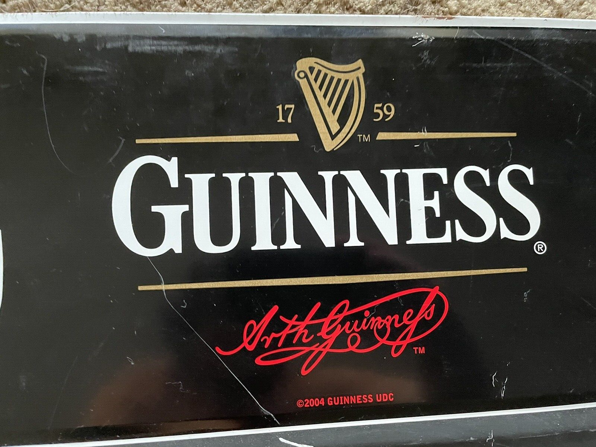 Guinness メニューボード　　看板　未使用 非売品 GUINNESS ギネスビール ディスプレイスタンド メニュー