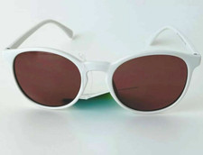 Best Value Sunglasses Teens 100 UVA-UVB Protection, White Plastic Sunglasses