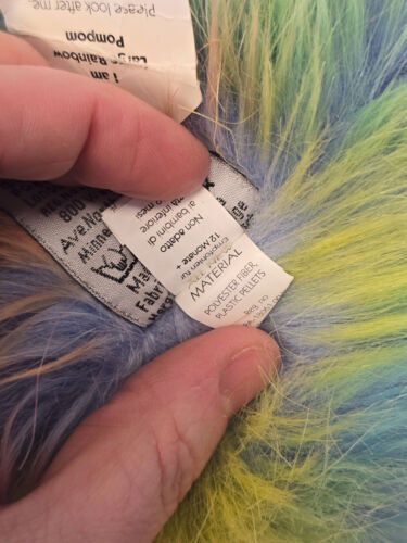 Grande Jellycat Arcobaleno Pom-Pom Struzzo Emu Colorato Peluche Uccellino ��Animale di Peluche - Foto 9 di 10