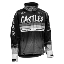 Castle X R24 Race Jackets Lg Black/Charcoal/Silver