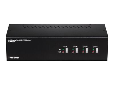 TK-440DP TRENDnet TK 440DP KVM-/Audio-/USB-Switch 4 x KVM/Audio/USB ~D~
