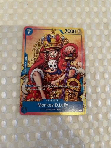 One Piece Tcg Monkey D Luffy Promo Card P-043 Englisch