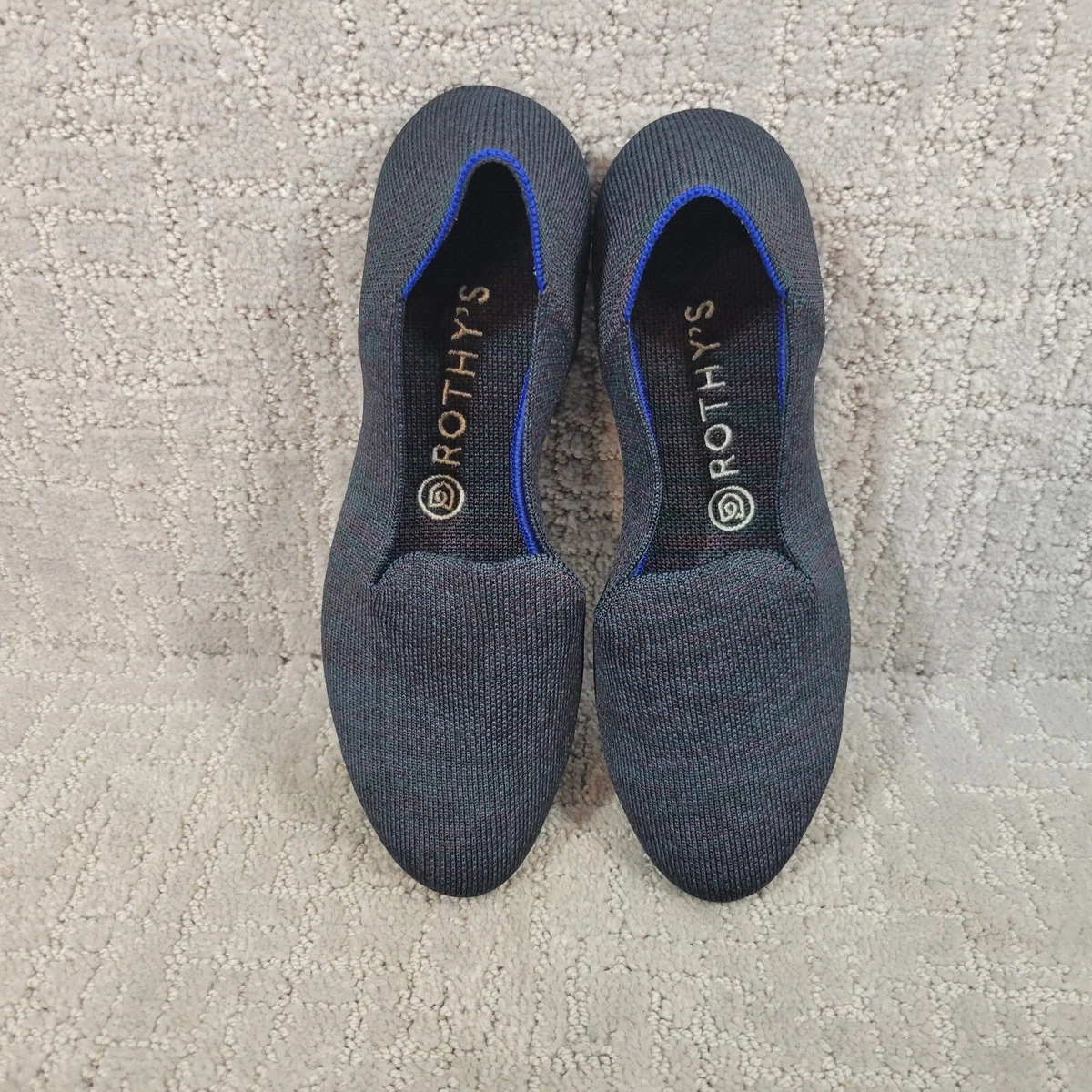 Rothys navy deals heather loafer