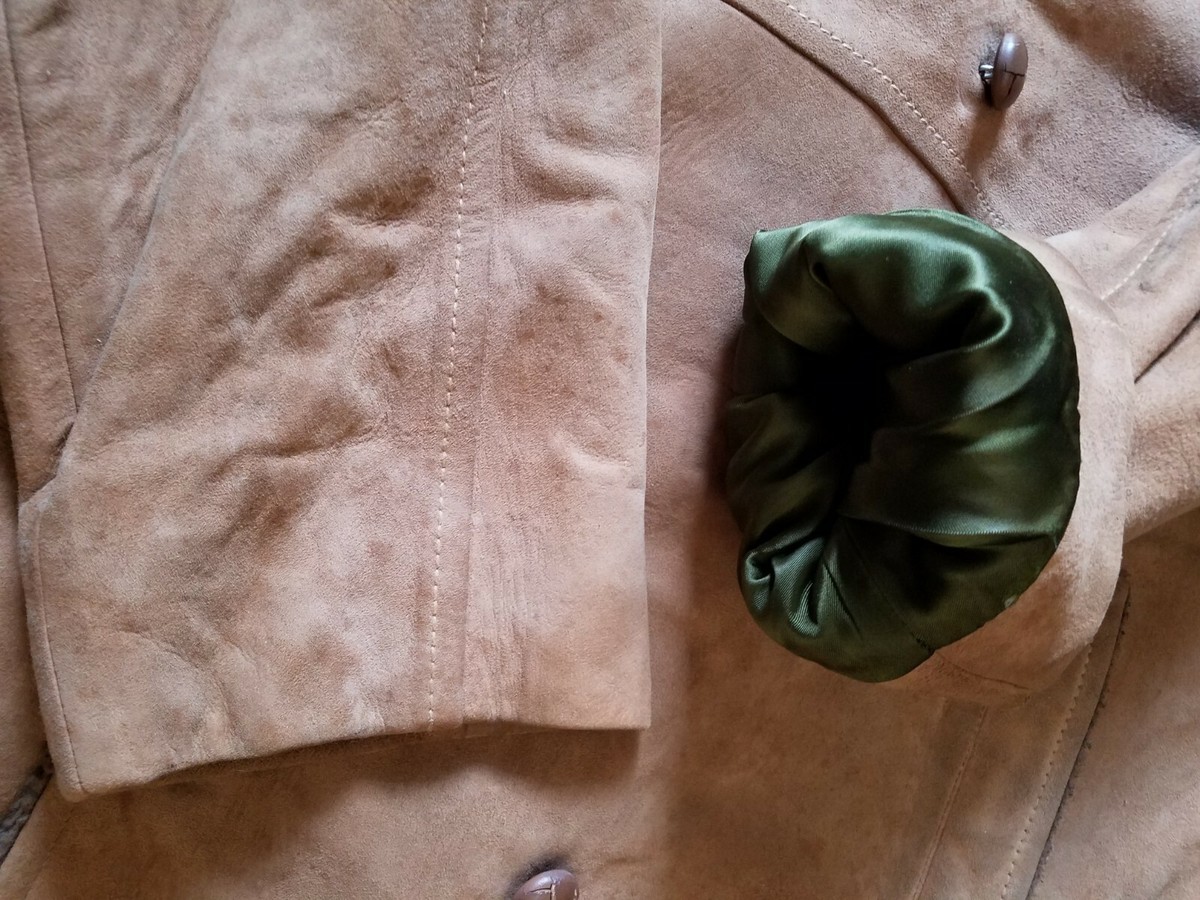 Vintage Saks Fifth Avenue Suede Leather Over Coat 46 Long Vintage Saks Fifth Avenue Suede Leather Over Coat 46 Long
