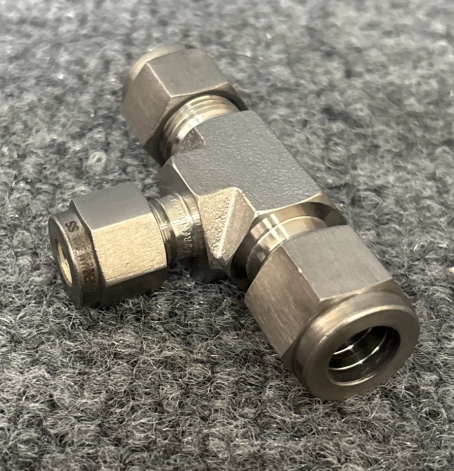 Brennan Industries N2603-06-06-04-SS 3/8" x 3/8" x 1/4" Union Tee New - Image 2 of 4