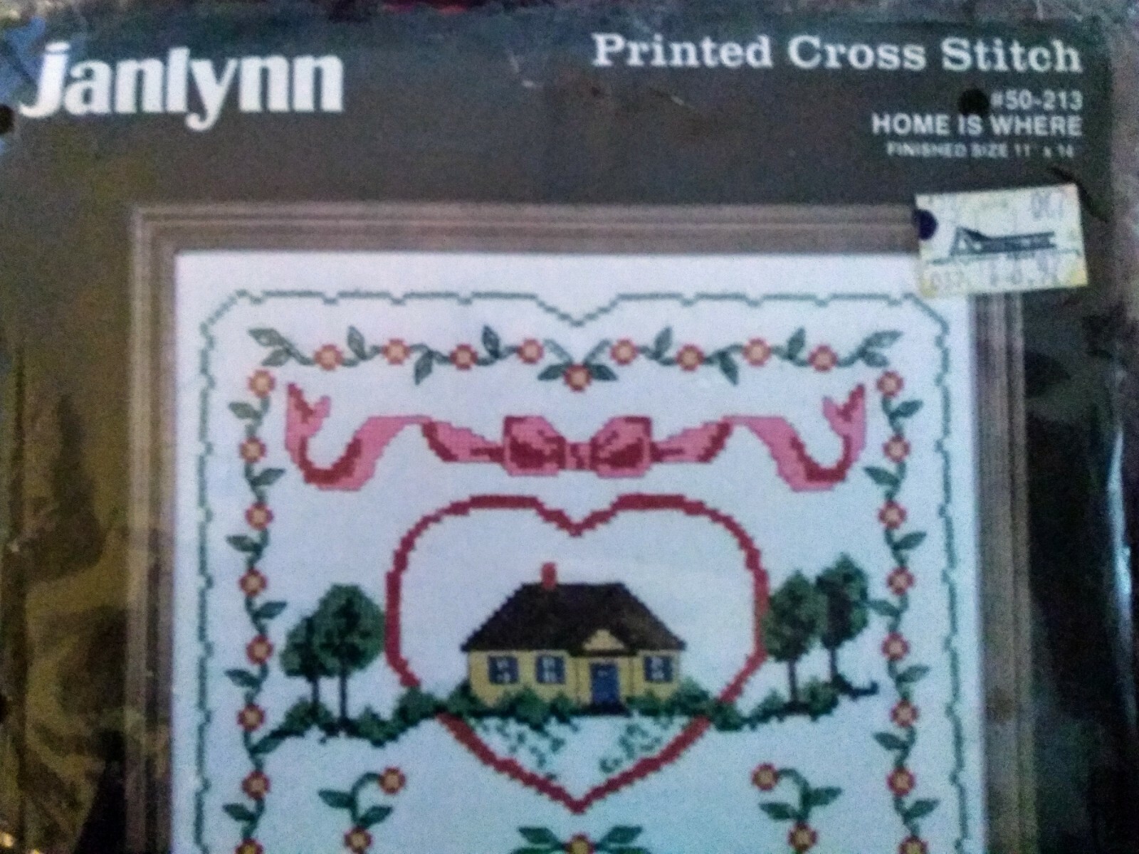 Janlynn Stamped Cross Stitch HOME IS WHERE 50213 11X14 NEW eBay
