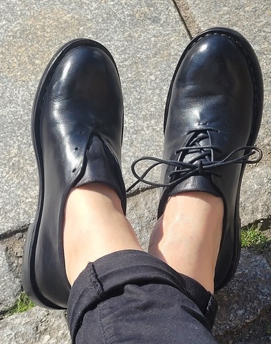 Zapato Rebecca White Y27-3 negro black cuero auténtico mujer zapatos bajos - Imagen 3 de 10