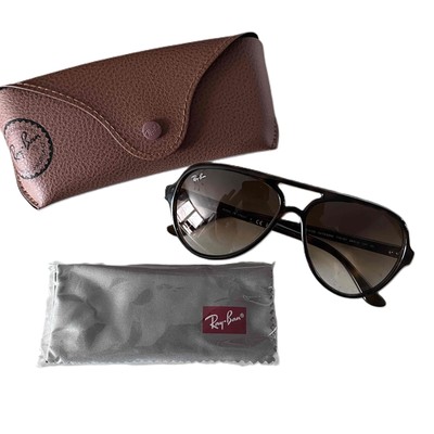 Ray-Ban Unisex Polished Havana Classic Pilot Sunglasses New