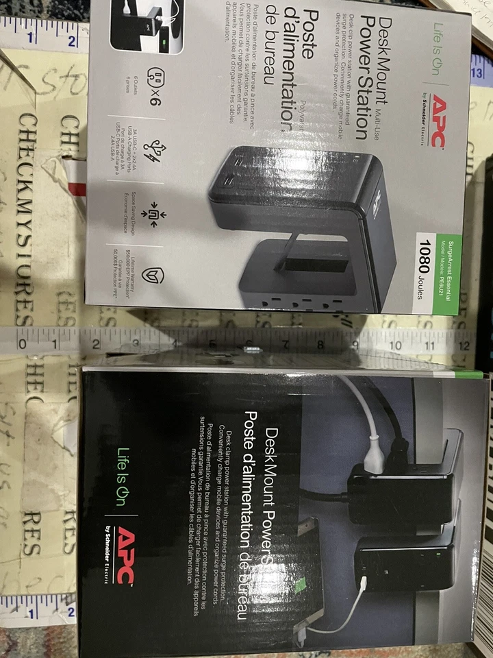 2X APC by Schneider Electric SurgeArrest 6-Outlet Surge Suppressor/Protector - Image 2 of 4