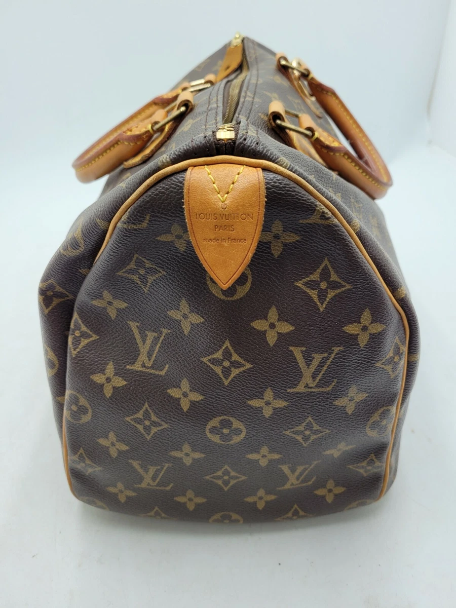 100% Genuine / Louis Vuitton / LV Hand Bag Speedy 35 Browns 