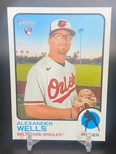 Alexander Wells #662 2022 Topps Heritage  Baltimore Orioles RC Rookie