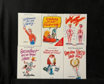 SAMMLUNG PAKET - 37 x ERICH RAUSCHENBACH - Cartoons - Rüdiger, Erogene Zonen ua.