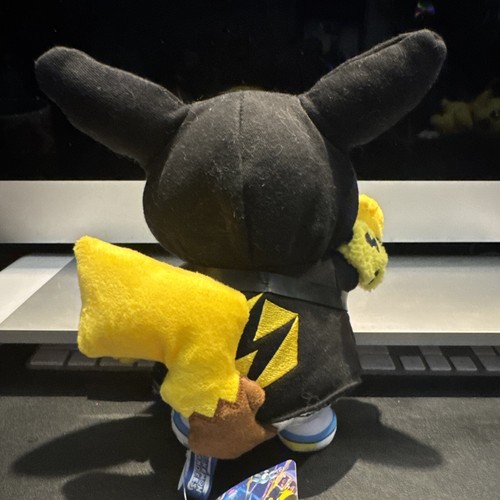 Pokémon Center Original Band fest. Pikachu Hoodie Plush doll 2016 Rare New - Picture 2 of 4