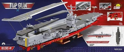 COBI Toys #5922 Top Gun Aircraft Carrier BRAND NEW SEALED 6130 Blocks!