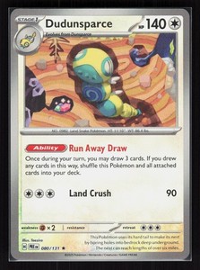 Dudunsparce 080/131 Prismatic Evolutions Master Ball Pattern