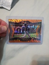 Jackson Chourio 2025 Select - Diamond Level - ORANGE PULSAR Prizm /49 Brewers