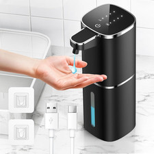 Dispenser Sapone Bagno,400Ml Dispenser Sapone Automatico Con Sensore Infrarossi,