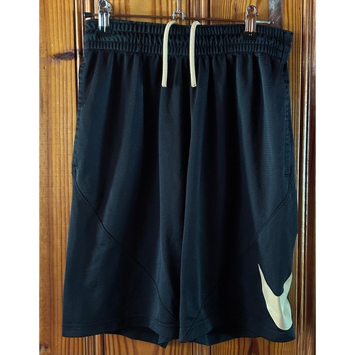 Boys nike black/tan athletic shorts size medium