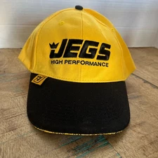 Jegs Yellow Hat Adjustable Adult Size OSFA Yellow Hat Baseball Cap