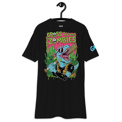 GROSS MUTANT ZOMBIES | GMZ | MUTATED T-REX ROBO BATTLE ZOMBIE T-SHIRT | DINOSAUR