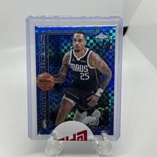 2025/26 Topps Chrome BLUE X-FRACTOR P.J. Washington #19 Dallas Mavericks SP