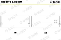Glyco H1057/5 0.30Mm Kurbelwellenlager FüR CitroËN Ds Passend FüR Fiat Ford