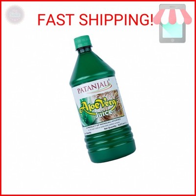 Patanjali Aloevera Juice with Fibre, 1L / 33.81 fl oz