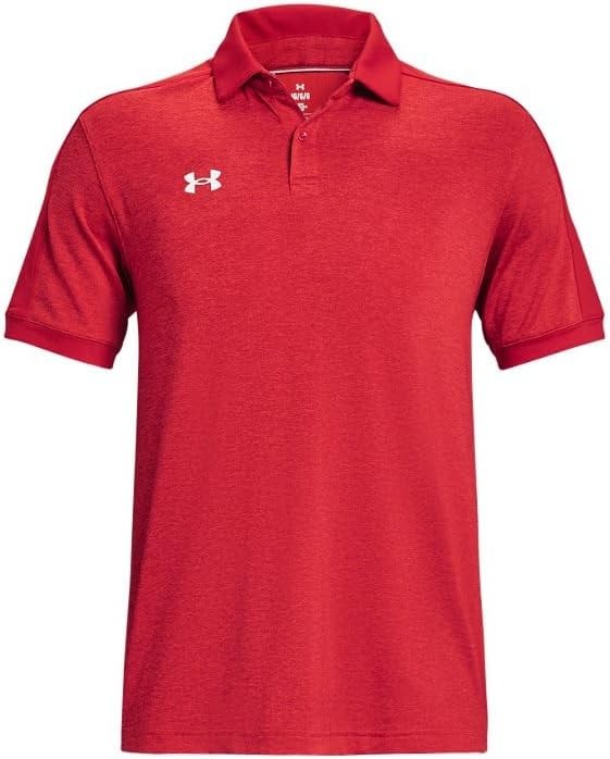 Under Armour Trophy Mens Short Sleeve Polo Shirt Red L