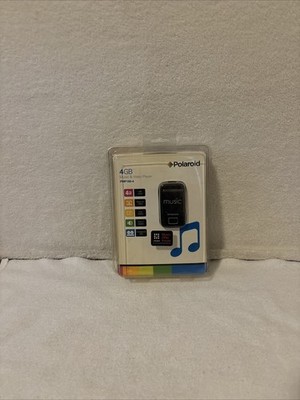 VTG Polaroid Black 4GB Music & Video Player PMP180-4 MP3 NEW SEALED FREE SHIP