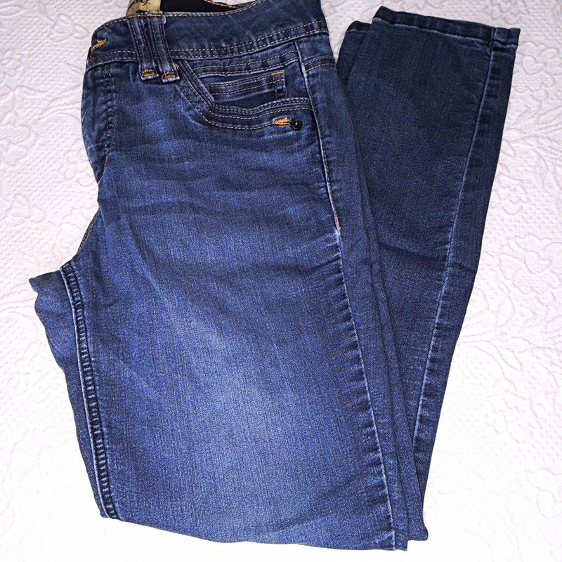Democracy AB Technology Women’s Skinny Jeans Blue Medium Wash Mid Rise 5-Pocket