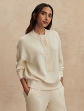 NWT Varley "Reena Button Front Sweat" All Sizes Colors Fast Shipping