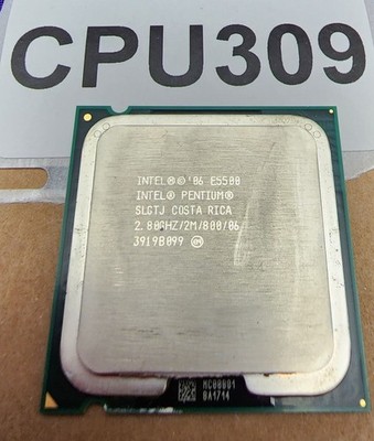 CPU309 Genuine Intel Pentium CPU Computer Processor SLGTJ 2.8 GHz 800MHZ 2MB