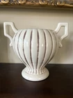 Rumrill Art Pottery Vase Red Wing Pompeian Beige Brown Glaze 1930’s Vtg Art Deco