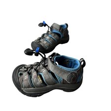 Keen Newport H2 Kids Sandals Gray Blue Size 8 US EU 24 Waterproof Outdoor Shoes