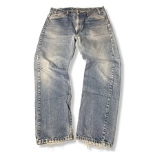 Vintage 80s Levis 505 Orange Tab Jeans Mens 36x30 Blue Regular Fit Straight Leg