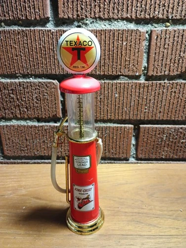 Vintage Gearbox Die Cast Limited Edition Red Texaco Fire Chief Toy Gas Pump