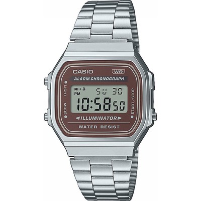 Casio Casio Collection Vintage Silber Unisex Armbanduhr A168WA-5AYES