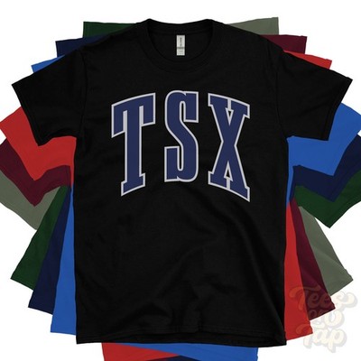 TSX T-SHIRT VARSITY LOGO College Style Fahrzeug Autofahrer