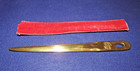 Heavy Brass Letter Opener with Fabric Cover - SALE PRICE! — photo 3